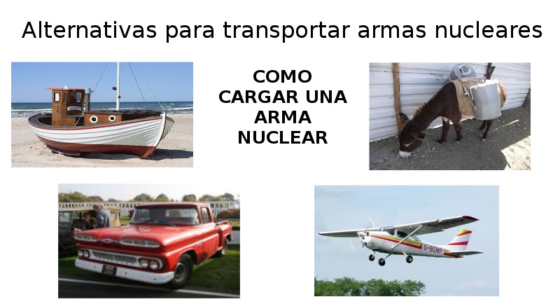 Alternativas para transportar armas nucleares