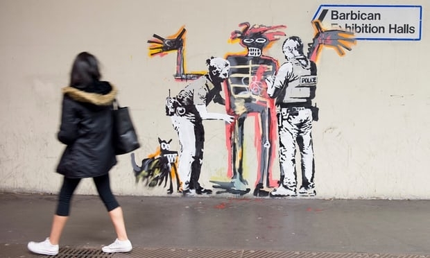 La obra de Banksy en honor a Basquiat