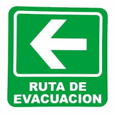 Ruta de evacuacion