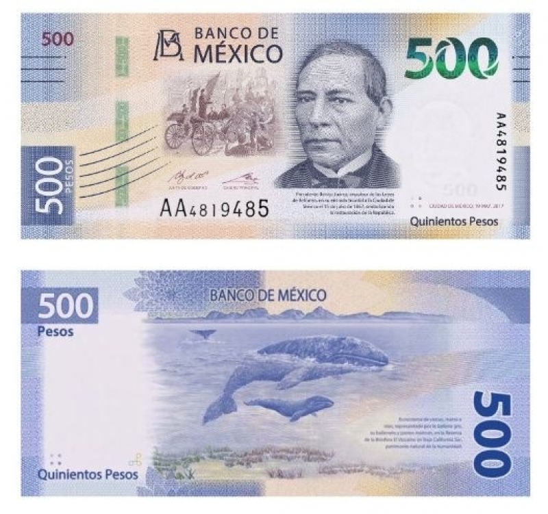 Benito Juárez aparecerá en nuevo billete de 500 pesos
