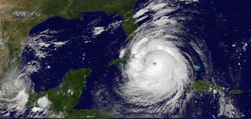 El Hurakan Irma es uno de los mayores de los que se tiene registrio