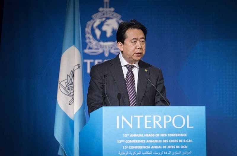 Detienen al jefe de la interpol en China por actos de corrupcion