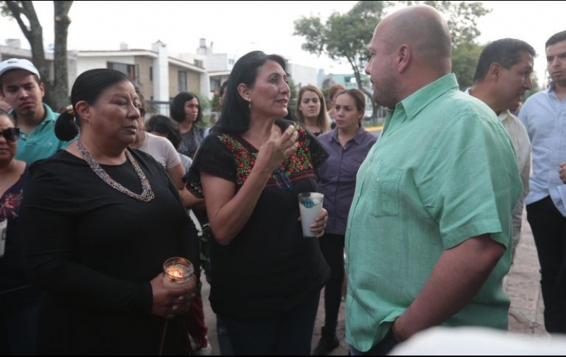 Protestan contra feminicidio de Vanesa en Casa del Gobernador de Jalisco