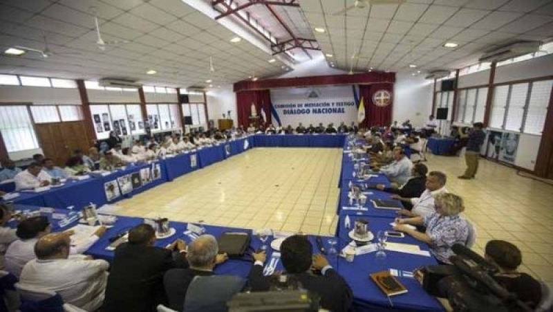 Reanudarán mesa de diálogo por la paz de Nicaragua