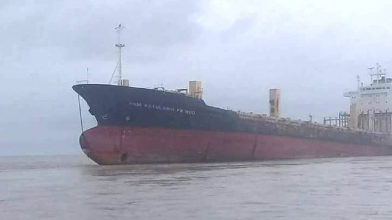 Gigantesco barco fantasma sin tripulación ni carga aparece en las costas de Birmania