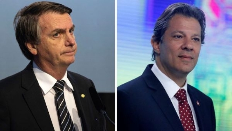 Bolsonaro y Haddad van a segunda vuelta en Brasil