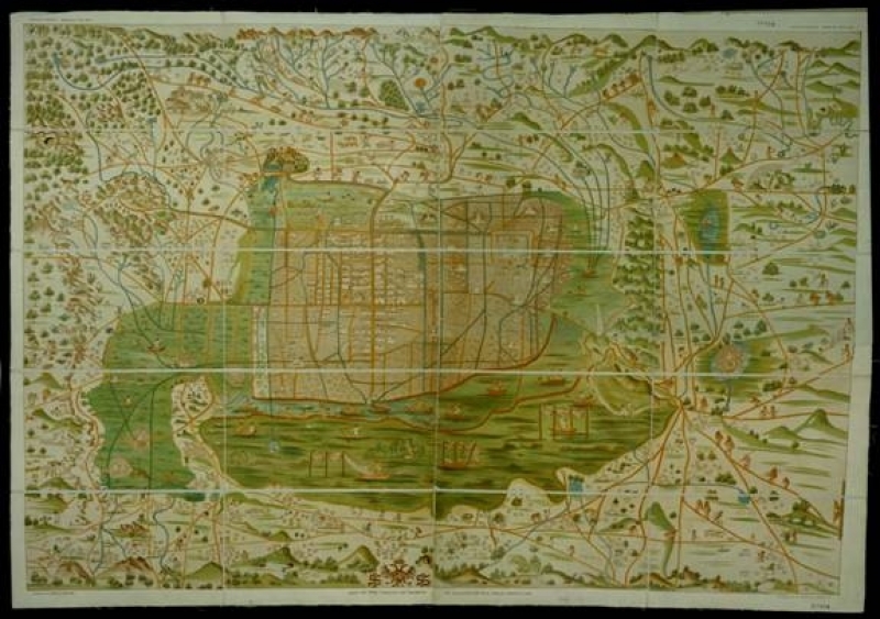 Mapa antiguo de la Ciudad de México 6