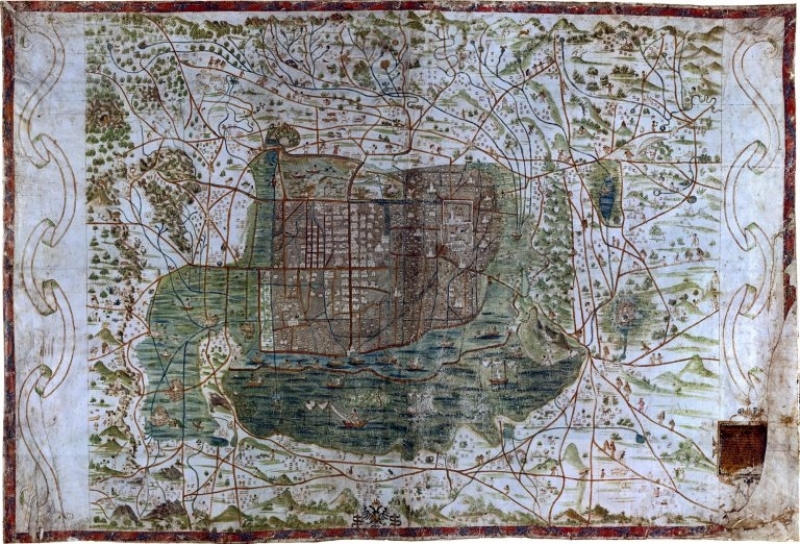 Mapa antiguo de la Ciudad de México - 7
