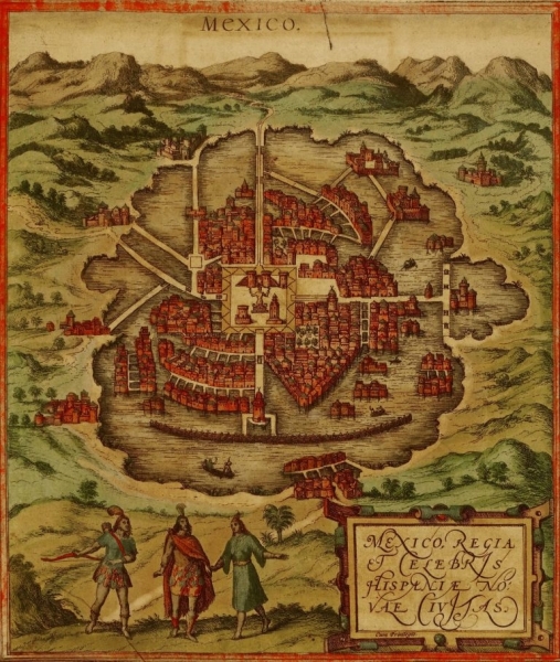 Mapa antiguo de la Ciudad de México 9