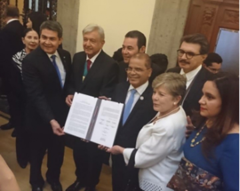 Pactan Plan de Desarrollo El Salvador, Guatemala, Honduras y México