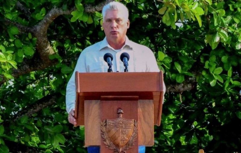 Presidente de Cuba lanza campaña contra embargo de EU