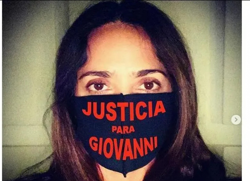  Salma Hayek se unió al movimiento JusticiaPara Giovanni