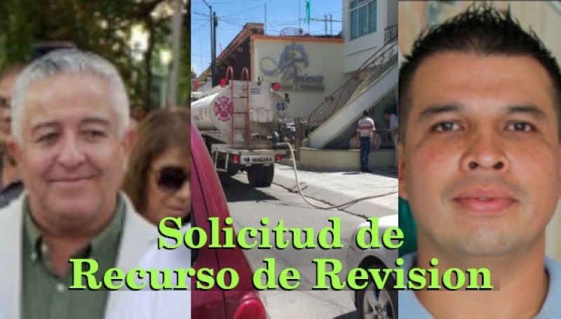 Solicitud de Recurso de Revisión a la solicitud 01830919 - Cisternas de Agua, Proteccion Civil, Marcos Betancourt Evangelista