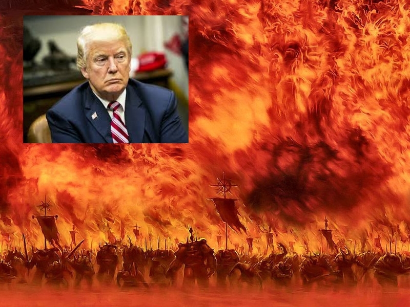 Trump abre las puertas del infierno, guerra en tierra santa inminente