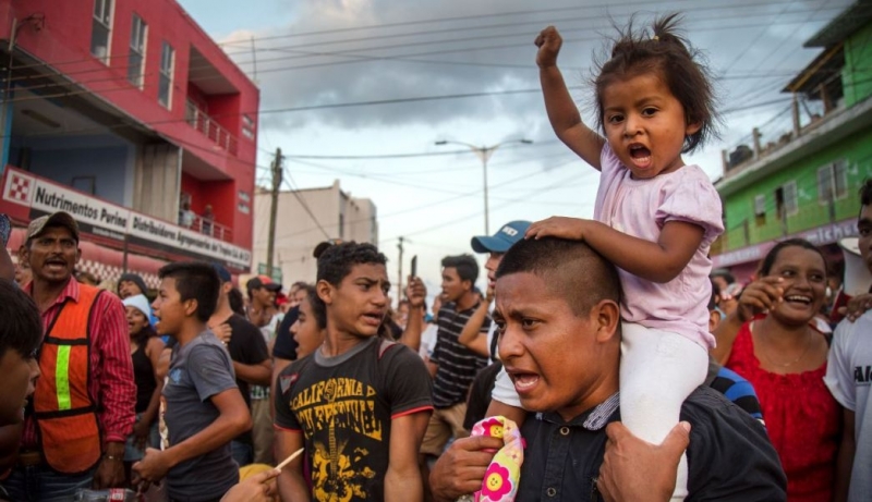 La Caravana Migrante llega a la frontera de México y EU