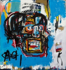Obra de Basquiat se vende en 110.5 millones de dolares