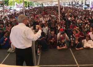 López Obrador arrasa en Zapotlan