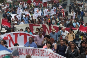 La CNTE llama a un estallido en las calles en contra de la Ley de Seguridad Interior