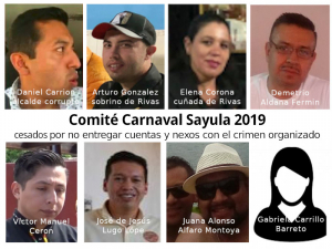 Periódico Acontecer provoca la destitución de todo el comité carnaval Sayula. Todos los integrantes coludidos con el crimen organizado
