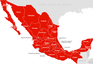 Casos de Coronavirus CODIV-19 en México, 25 de Marzo 2020
