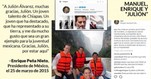 Peña Nieto descaradamente se toma fotos con Narcos.