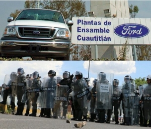 Bloqueos de la Poblacion y CNTE afectan a Ford y siete armadoras