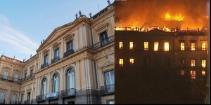 Destruidas 20 millones de piezas en incendio de Museo Nacional de Brasil
