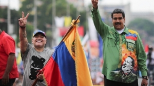 Maradona tambien expresa su apoyo a Nicolás Maduro