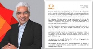 Reportero de Televisa propone asesinar a AMLO y es despedido