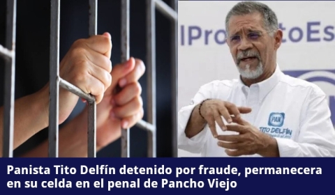 Detienen a candidato a la dirigencia del PAN en Veracruz por fraude: Delfín fue imputado ante un juez de control en el distrito de Coatepec y le fue fijada la medida cautelar de prisión preventiva, por lo que enfrentará su proceso en el penal de Pacho Viejo. 