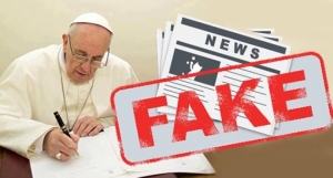 Papa Francisco condena las Fake News (noticias falsas)