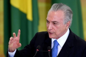 Acusan a Temer (presidente de Brasil) de corrupción y obstrucción