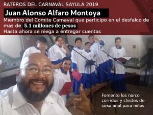 Juan Alonso Alfaro Montoya, el aleluyo que roba y le gustan los niños