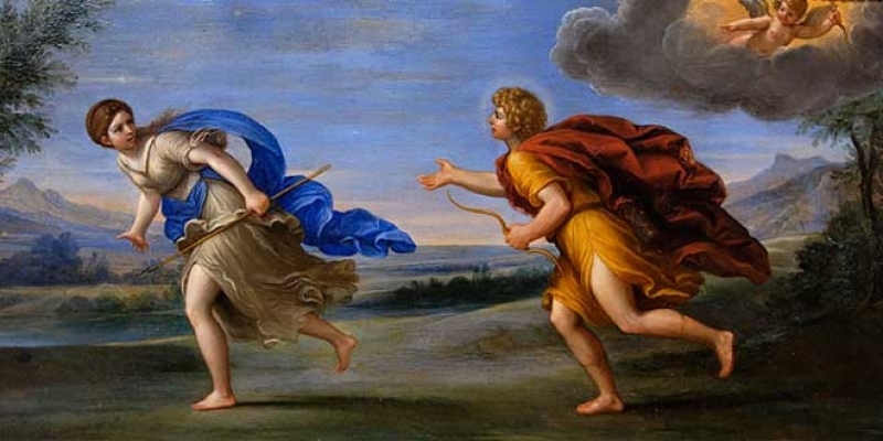 Apolo persiguiendo a Dafne