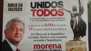 Andrés Manuel López Obrador en Guadalajara | Plaza De La Republica, Guadalajara, Jalisco | sábado, 17. junio 2017